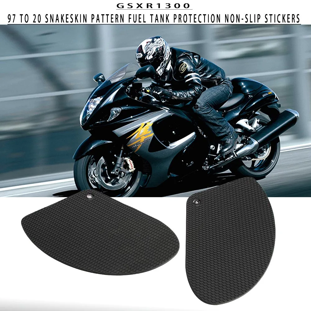 For Suzuki Hayabusa 1300 1997 - 2020 GSX1300R GEN 3 GSX 1300R GSXR1300 GSXR Side Decals Motorcycle Anti Slip Tank Pad Stickers