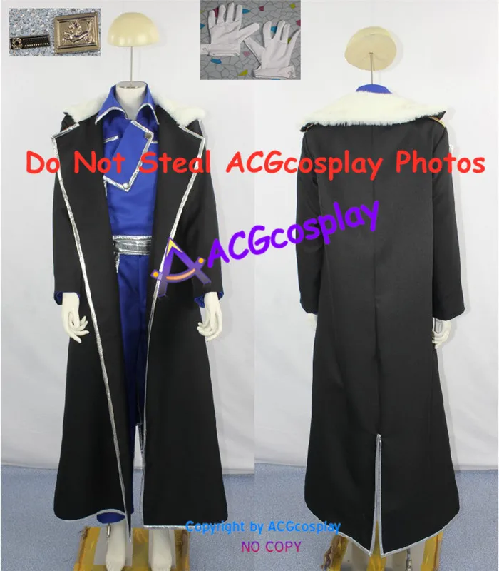 

Fullmetal Alchemist Brotherhood Olivia Armstrong cosplay costume acgcosplay include collar pin ornaments