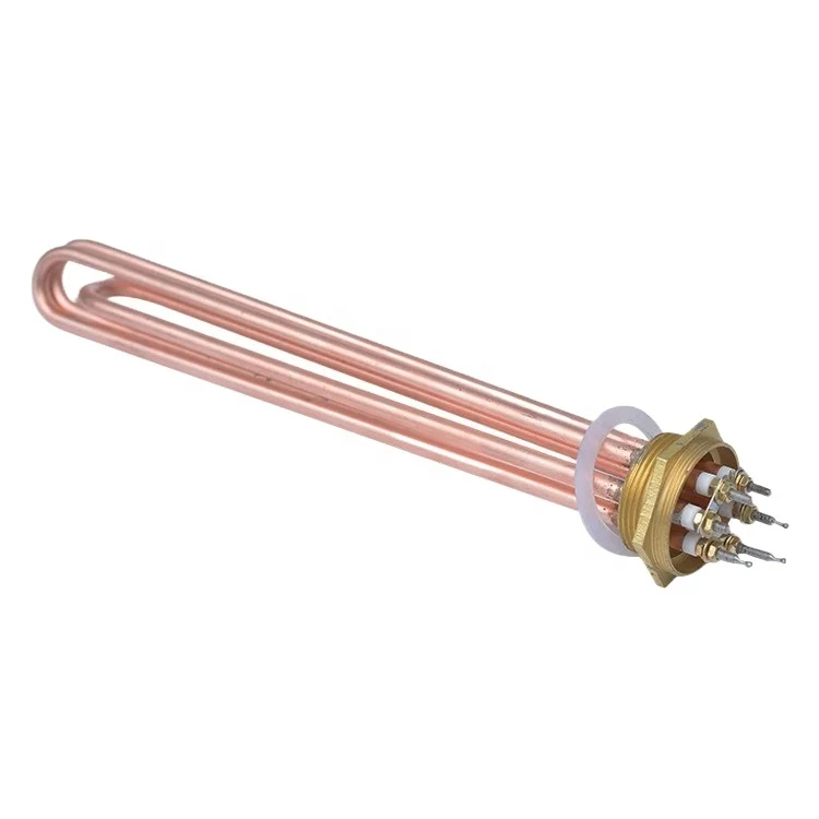 Hex Hd Pipe 47 Copper Head Stainless Steel Electric Heating Tube Dn40 Dn50 Water Tank Heating Pipe