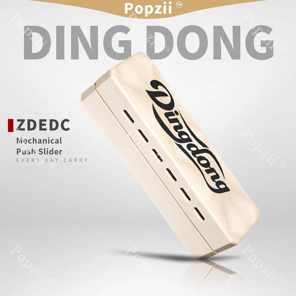 ZDEDC DINGDONG PEEK EDC Механический DingDing Push Slider Сенсорная игрушка для взрослых Интенсивный игровой метод Игрушки для тревоги ZDEDC DINGDONG PEEK EDC Механический DingDing Push Slider Сенсорная игрушка для взрослых Интенсивный игровой метод Игрушки для тревоги