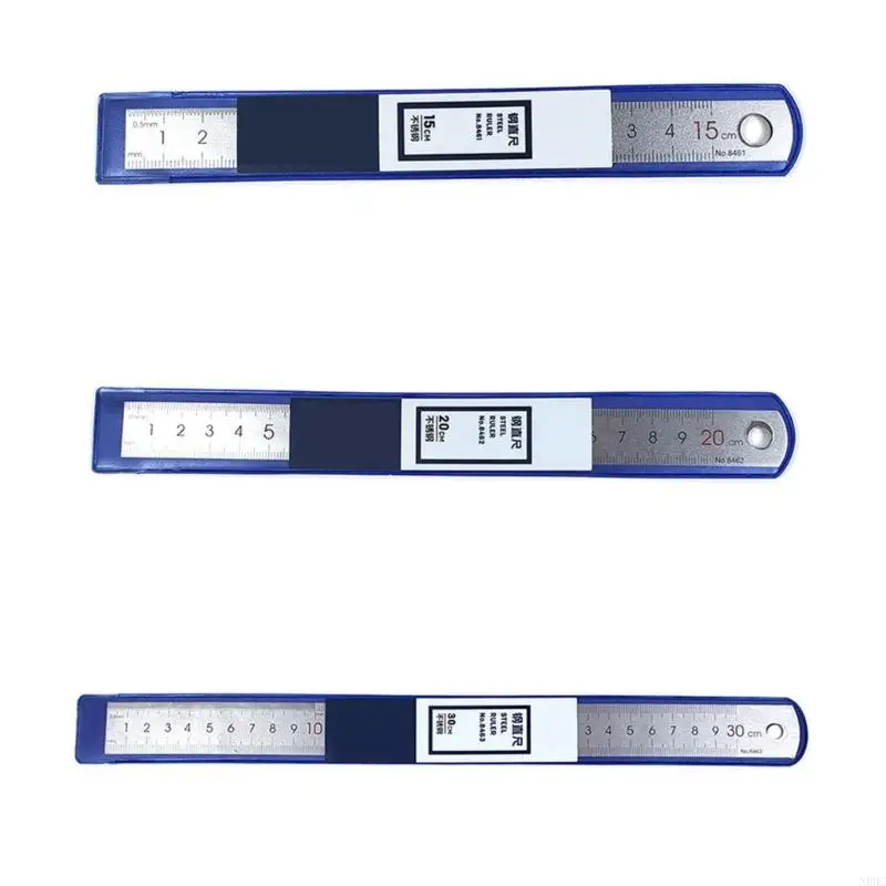 

Straight Ruler Metal Ruler with Scale Stainless Steel Ruler for Drawing N0HC