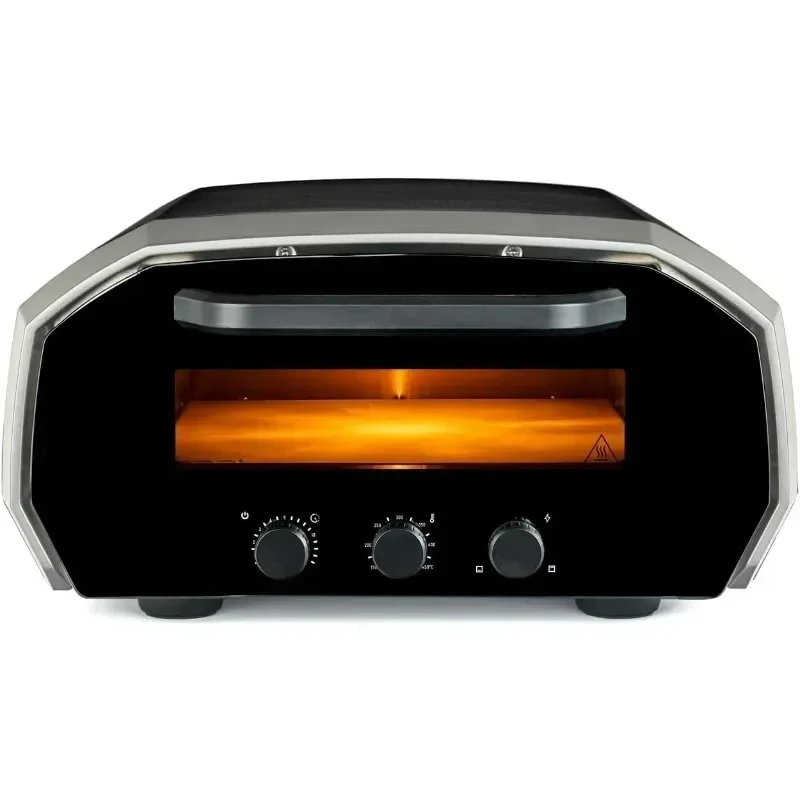 Electric Pizza Oven- Indoor Outdoor Versatile Electric Oven, Indoor Outdoor Toaster Oven Countertop,Cook 12 Inch Pizzas and More