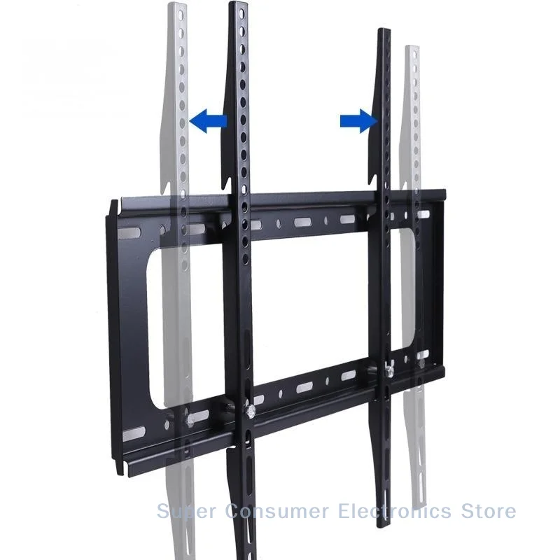 Universal Adjustable Low-Profile Wall Mount Bracket for 26–65 Inch LCD and LED TVs and Monitors