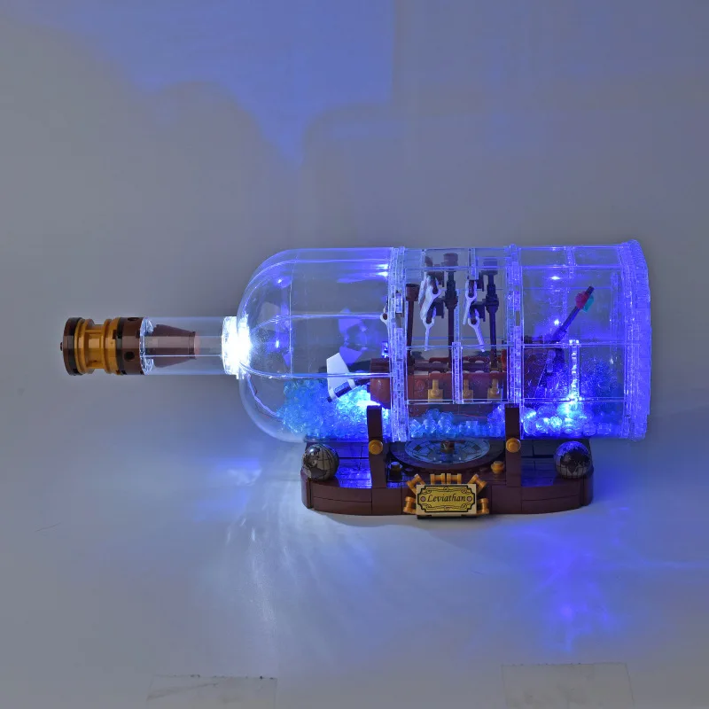 No Model Led Light Kit for 21313 Ideas Series Ship In A Bottle Compatible With 92177