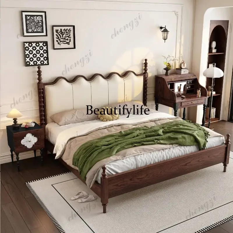 

F182 Loft Luxury Letto Matrimoniale Furniture Home Couples Decoration Double Bed Frame Clearance Bunker Headboards Double Bed