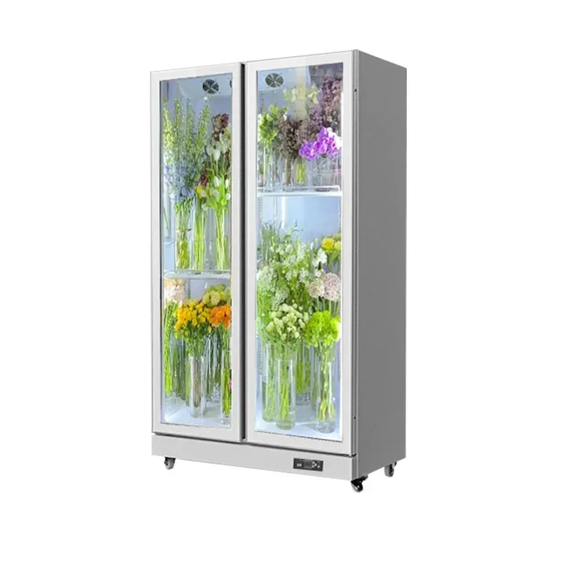 24/5000 Flowers Fresh-Keeping Cabinet Frozen Air Cooling Frostless Commercial Display Cabinet Flower Shop Flower CabinetHot Sale