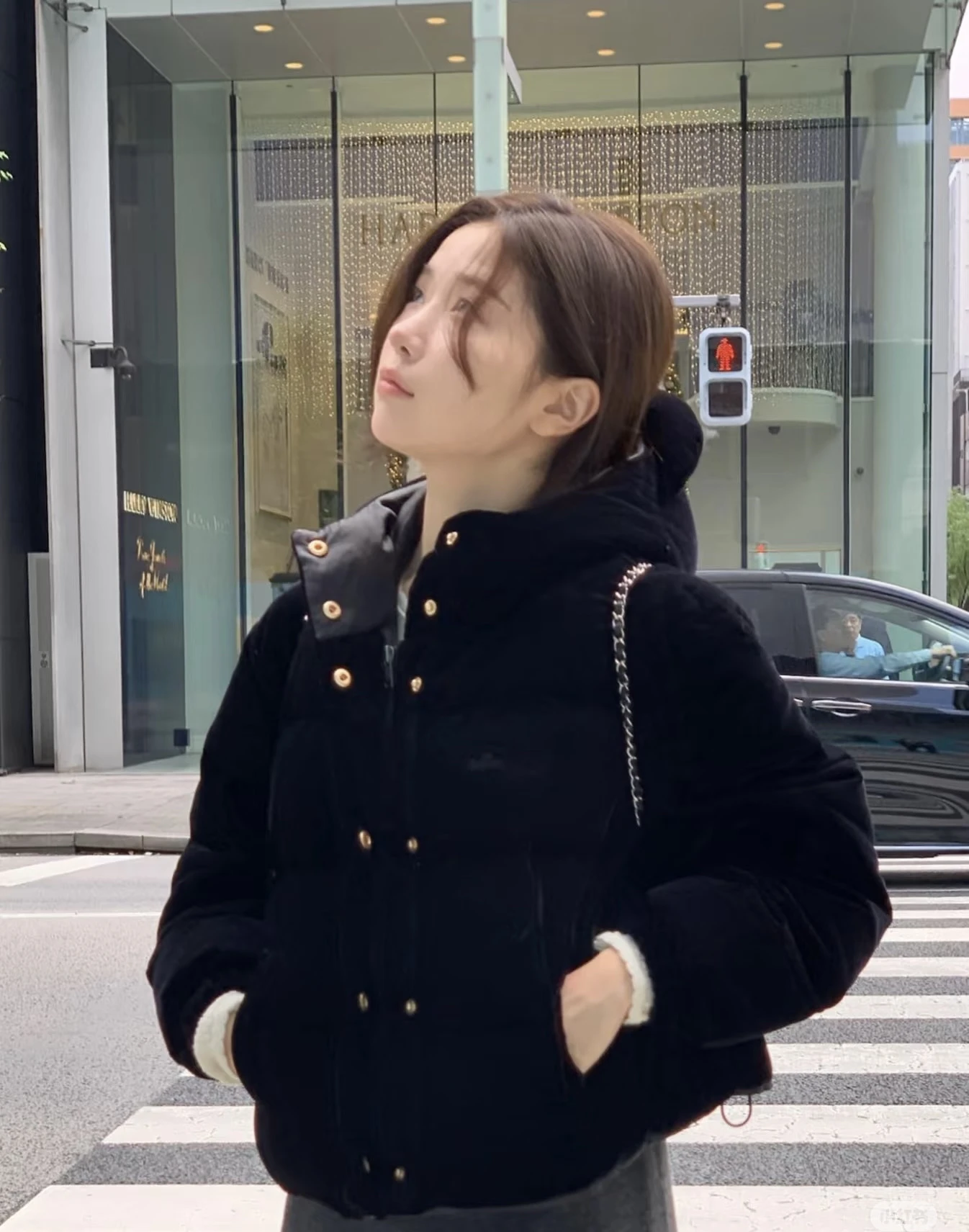 TheBarnet المرأة ort down Jaet سترة خمر المخملية فضفاضة تناسب مقنعين أوزة أسفل ملابس خارجية الشتاء تخفيف Sle Thiened