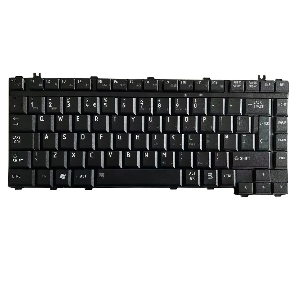 New For Toshiba Satellite A300 A300D A305 A305D L300 L305 L305D M300 A200 A205 A210 A215 UK Keyboard