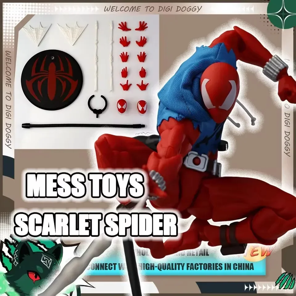 

ГОРЯЧАЯ НОВИНКА! Игрушка-конструктор Месстои: Фигурка Человека-паука Скарлет, Герой Аниме, Статуэтка, Модель, Подарки, Детские игрушки