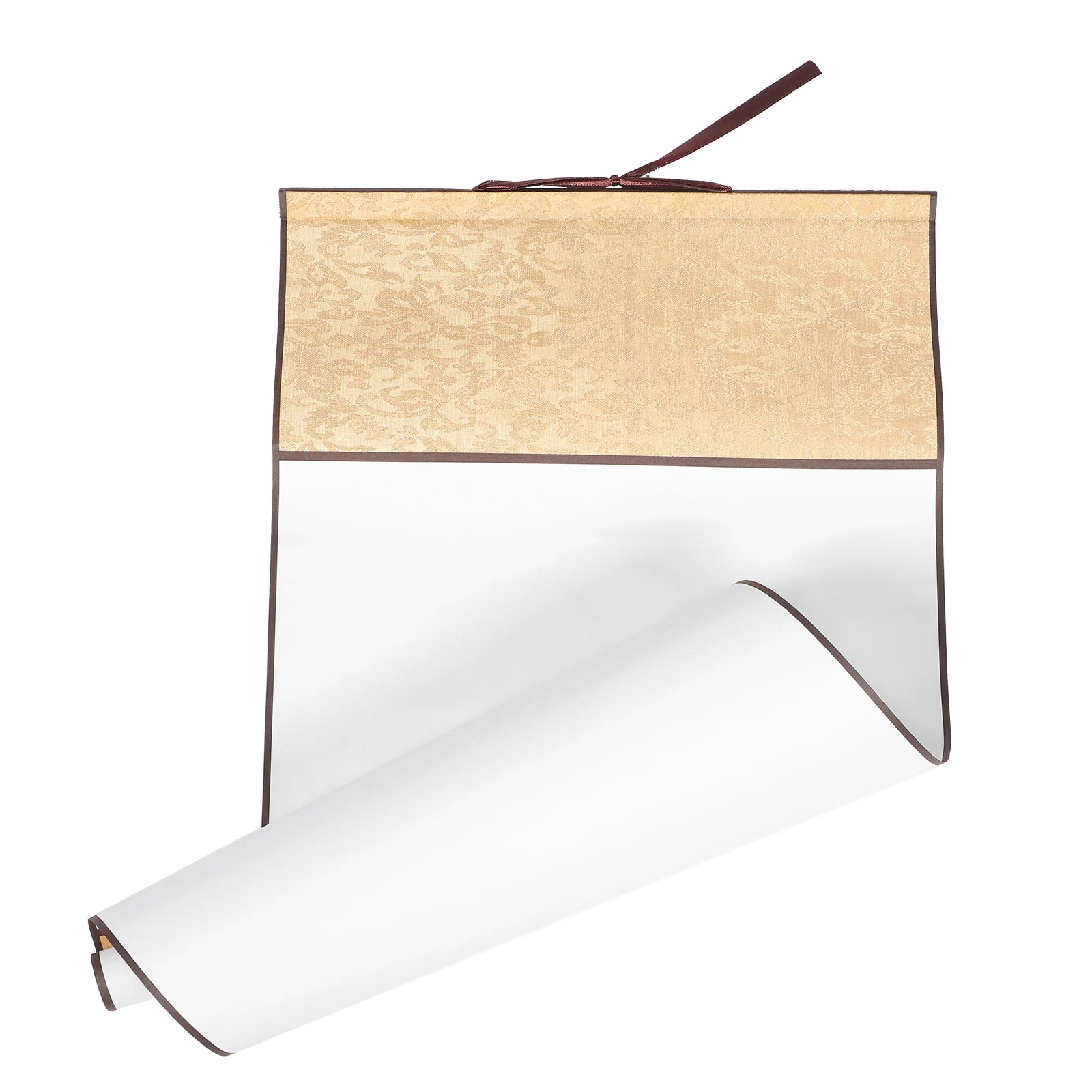 空白の絵巻書道アート用ライスペーパーシルククロス中国絵画用品描画用絵巻書道練習用