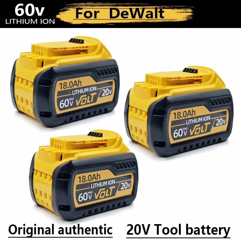 for DEWALT 12.0AH/18.0AH, 20V maximum 60V maximum lithium-ion battery, suitable for DCB609, DCB184, 