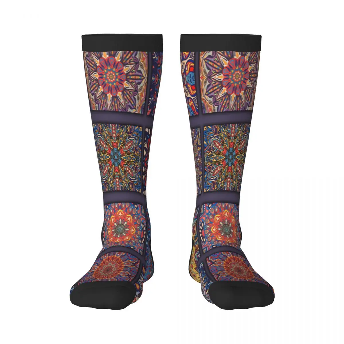 Casual Socks Retro Ethnic Card Pattern Long Harajuku Retro Business Socks