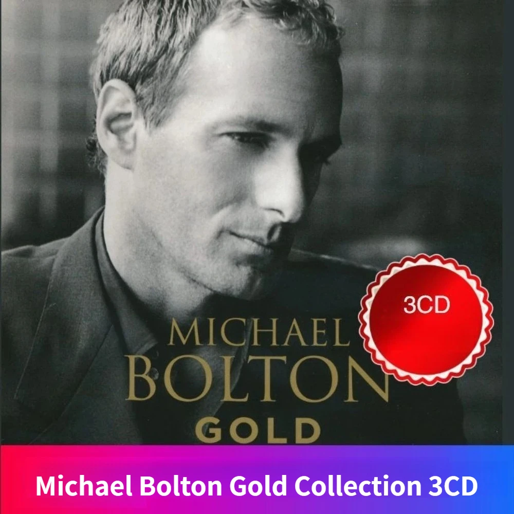 

Michael Bolton Gold Greatest Hits 3CD Disc Only, Lossless High Quality Burned Audio CD for Music Fans Car Home Play