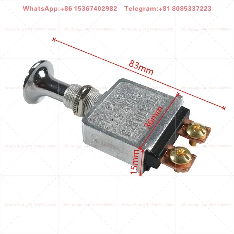 Modified push-pull switch, agricultural vehicle, tractor, heavy-duty gear switch