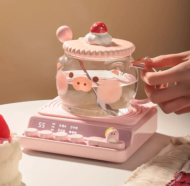 

Intelligent constant temperature heating cup pad office insulation base