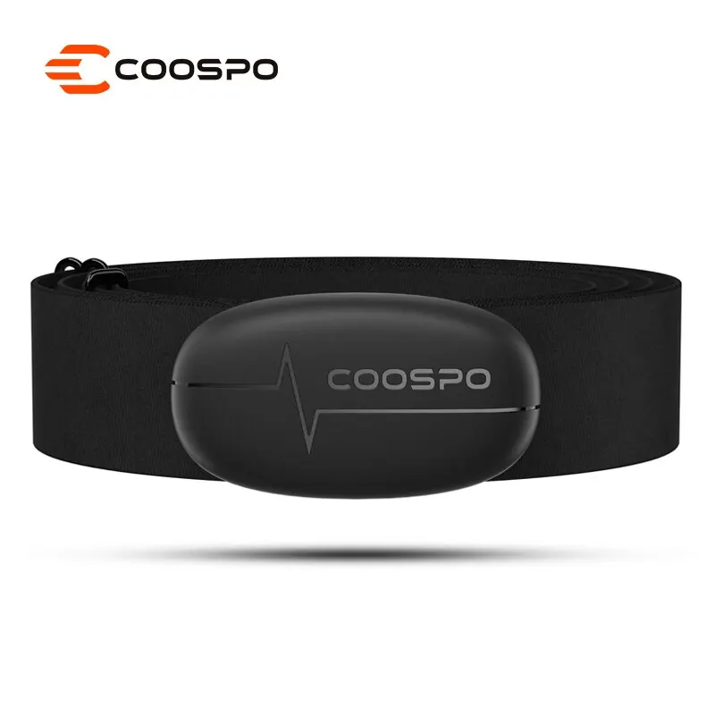 COOSPO H6/H9Z cinturino per cardiofrequenzimetro sul petto Bluetooth 4.0 ANT + sensore HRM impermeabile per Computer da bici Garmin Wahoo