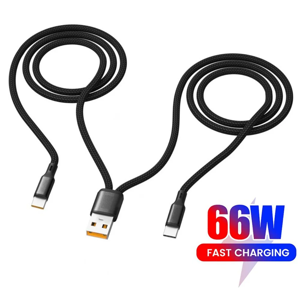 USB 2.0 Typ-A Stecker 2-in-1 Doppel-Typ-C-Kabel DC 5V 2.5A für Typ-C 2-in-1 Ladekabel Doppel-USB-C-Kabel Telefonladekabel