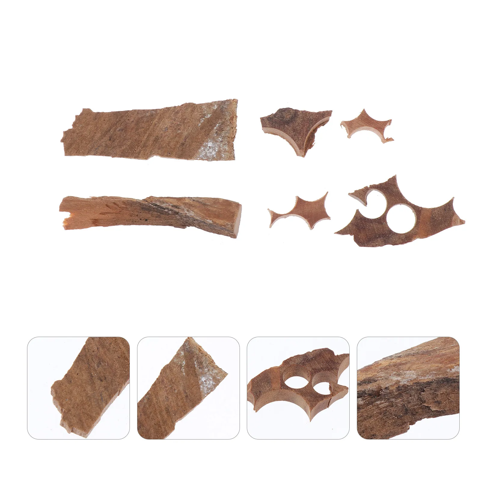 1Set Sandalwood Scraps Incense Material Handcrafted Wood Aroma Scraps Home Relaxation Stress Relief
