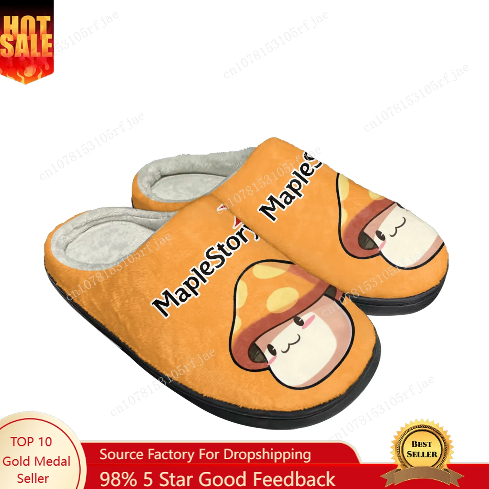 

Maplestory Home Cotton Slippers Hot Cartoon Game Mens Womens Teenager Plush Bedroom Casual Keep Warm Shoes Tailor Made Slipper