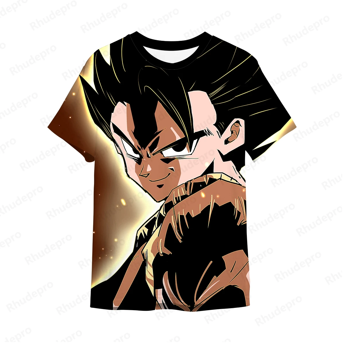 3D Printed T-Shirt Men Vegeta Dragon ball Anime Clothing Men\'s High Quality Goku Harajuku Style 2024 Hip Hop Y2k Trend