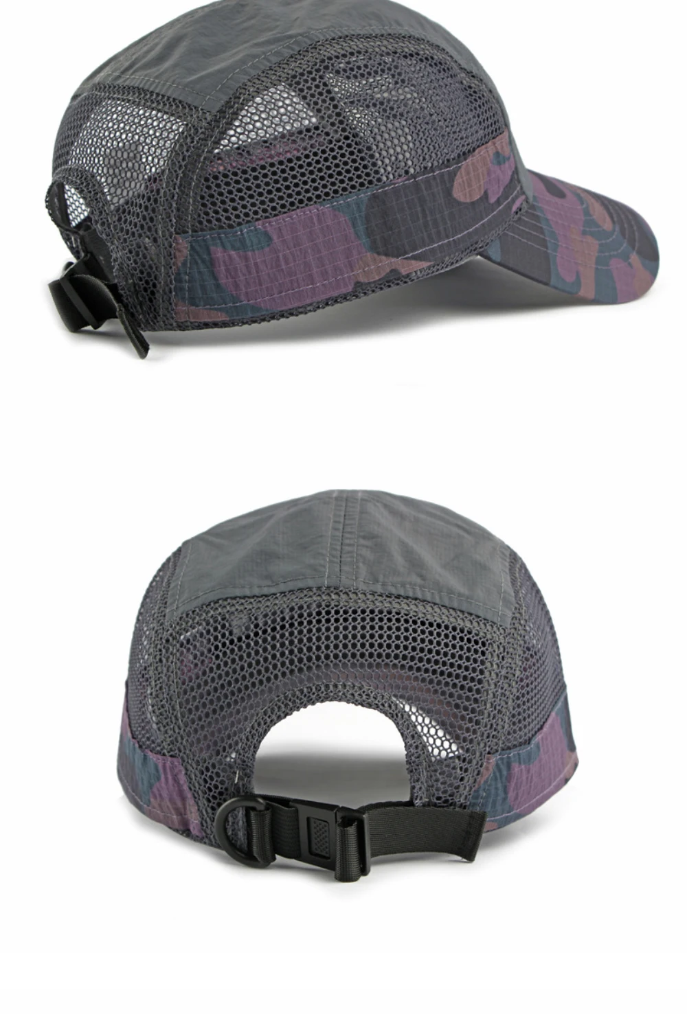 HT5089 Neue Frühling-Sommer Baseballkappe für Männer und Frauen Tarnmuster Sonnenkappen Unisex 6-Panel Baseballmütze Verstellbare Snapback-Kappe – Detail 11