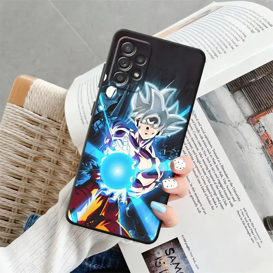 حافظة لهاتف سامسونج جالاكسي A23 A53 A51 A73 A24 A55 A35 A26 A72 A36 A41 A22 A52 A25 A71 A32 أسود ناعم