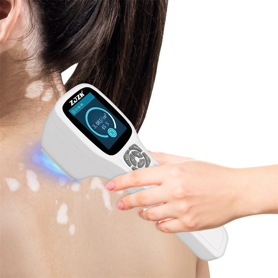 

ZJZK LED 308nm Vitiligo Psoriasis UV Light Treatment Ultraviolet Therapy Device Professional Excimer 308nm Targeted Phototherapy