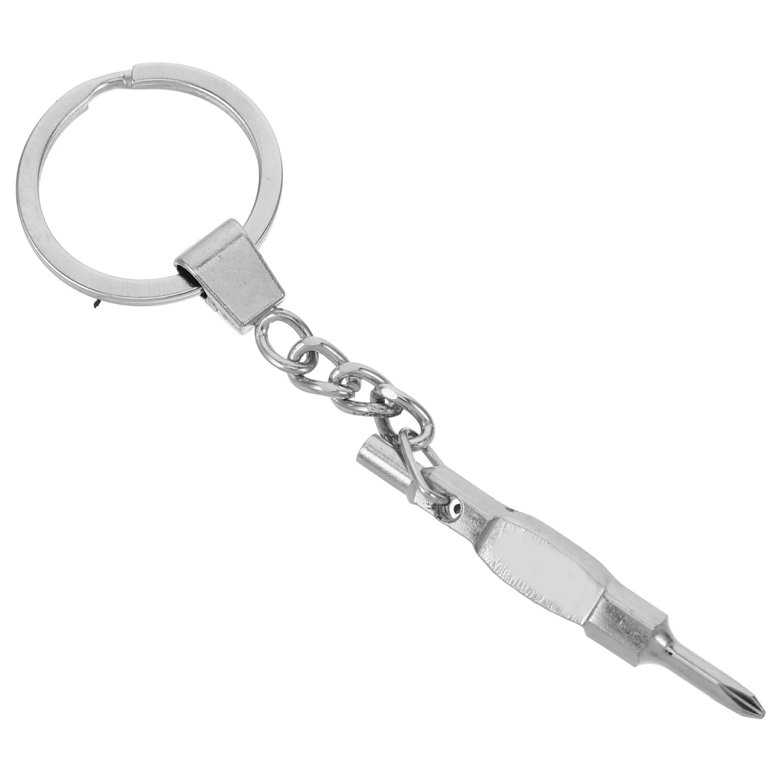 Griffbrett-Schraubendreher, Doppelkopf, Silber, Mini-Skateboard-Werkzeug, DIY-Fingerspitzenbrett, Reparatur, Präzision, tragbar, universell