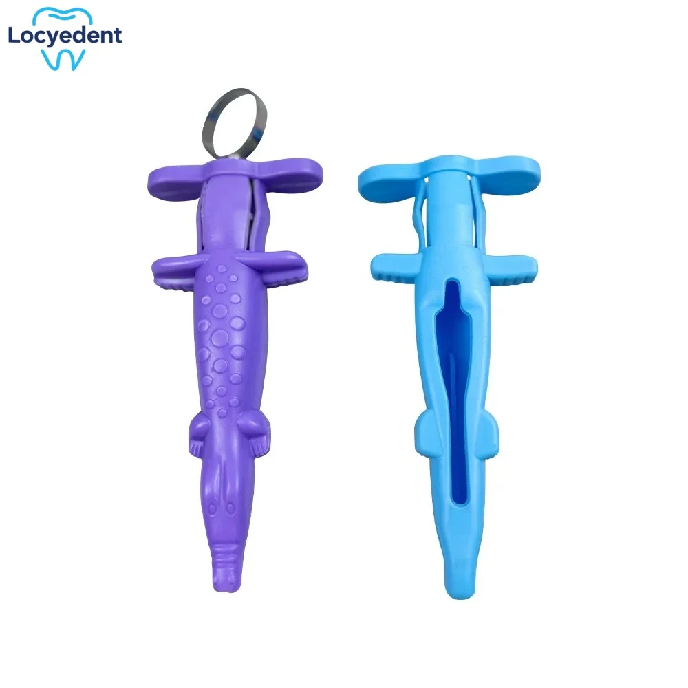 5PC Crocodile Shaped Reusable Dental Syringe Sleeves Dentistry Protective Covers Surgical Injector Tool for Dentist Instrument