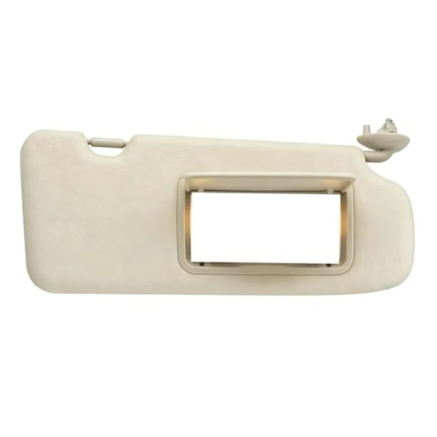 

Passenger Right Side Sun Visor for Honda CR-V 2012-2016 ABS Plastic Black with Integrated Mirror and Slide-On Mounting