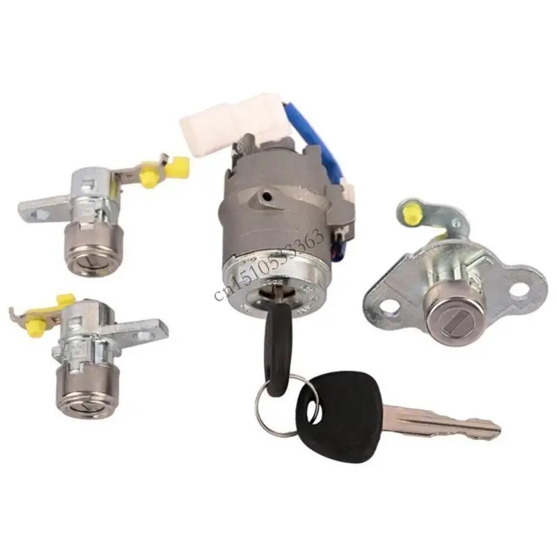 

090E Replacement Lock Cylinder Barrels with Keys Car Ignition Lock Cylinder Barrels Door Lock Auto Part for ACCENT 2006-2011