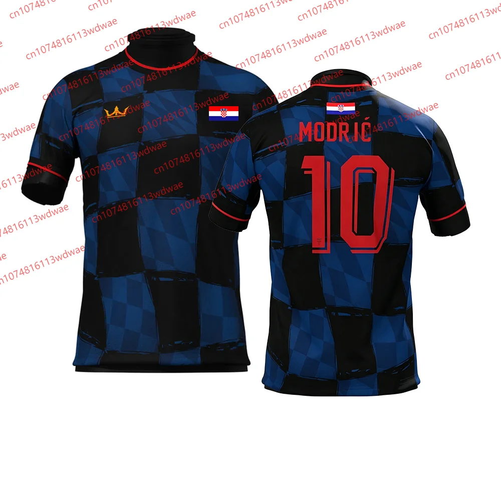 Camiseta de Fútbol Clásica con IA Chat GPT para Hombre, Camiseta de Fútbol Modric 10, Traje de Entrenamiento de Fútbol, Edición Especial, Camiseta para Niños