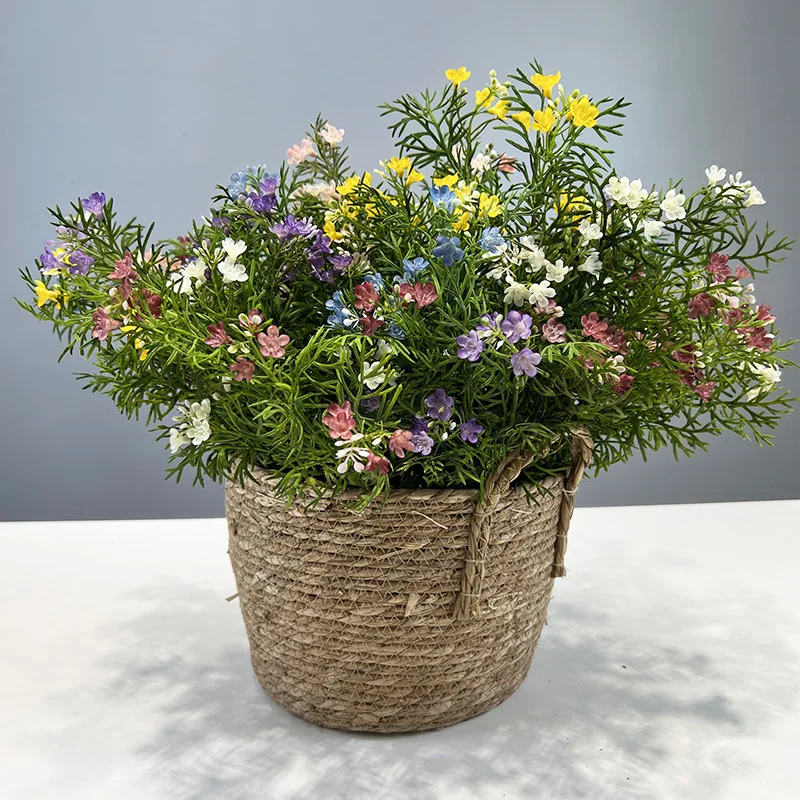 Ramo de simulación de margaritas y Manzanilla, decoración de sala de estar, crisantemo salvaje, flores decorativas de boda, regalos de vacaciones