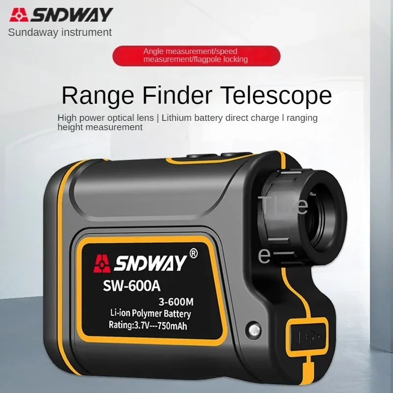 SNDWAY 600m 1000m 1500m Roulette Measure Telescope Laser Range Finder Digital Distance Meter Hunting Monocular Golf Rangefinder