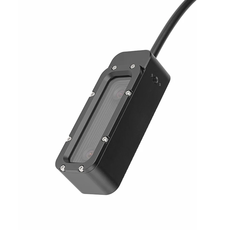 Underwater binocular camera with frame splicing avoids 300 meters of visual obstacles at underwater distance