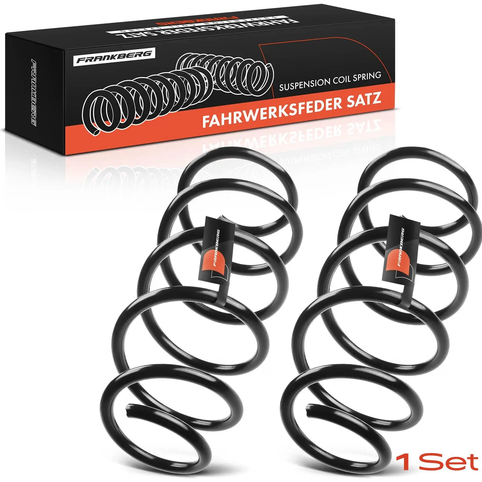 Frankberg 2x ressort de châssis essieu avant pour Ford Fiesta VI CB1 CCN 1.2L 1.4L 1.6L 2008-2012 RH2825 1528122