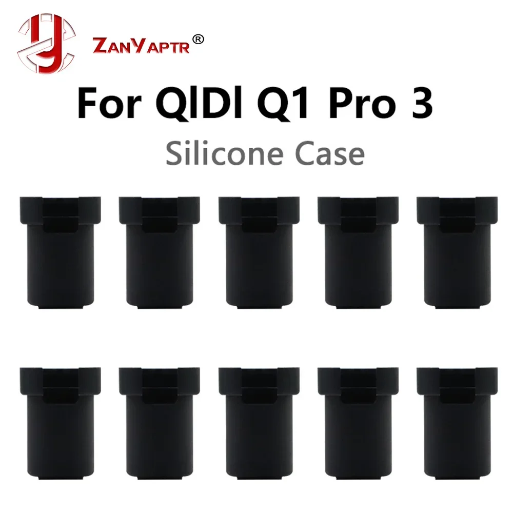 ชิ้นส่วนเครื่องพิมพ์ 3D Hotend ซิลิโคนถุงเท้า Protector สําหรับ QIDI Q1 Pro 3