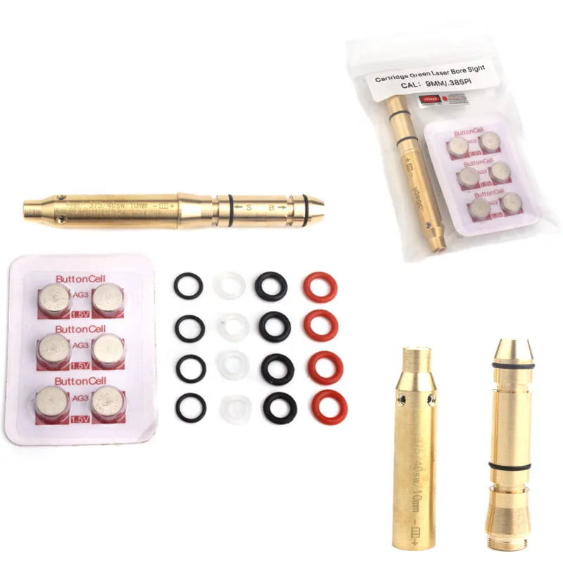 Escurridor de orificio láser rojo táctico de 9MM 22LR.177/22LR/.223/.17/. Calibrador Zeroer calibre 38spl Láser de punto rojo 45ACP