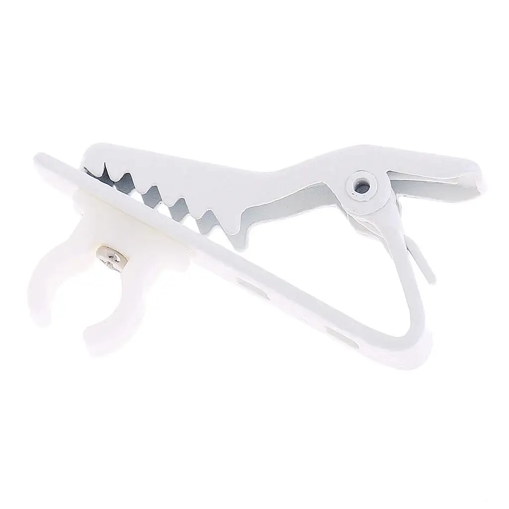 1Pc Draagbare Lezing Spraakmicrofoon Houder Op Stropdas Revers Wit