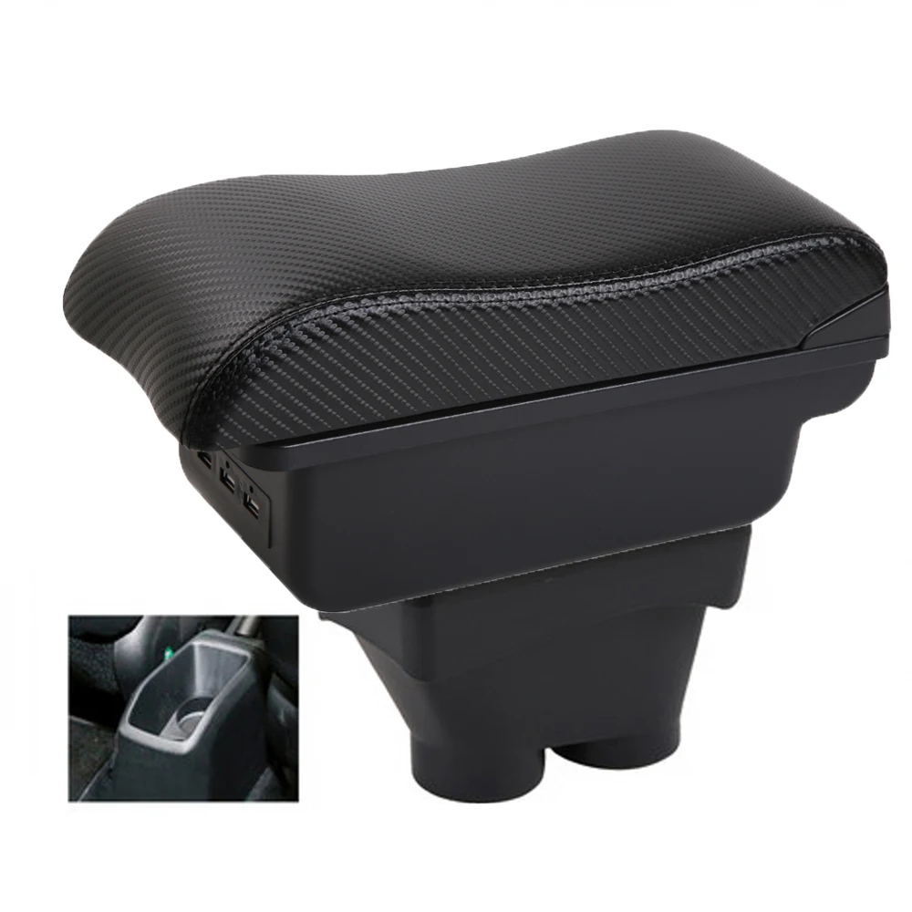 Opbergdoos voor de middenconsole met armsteun en elleboogondersteuning, voor de bestuurderszijde van een Peugeot 208, een accessoire voor het interieur van de auto.