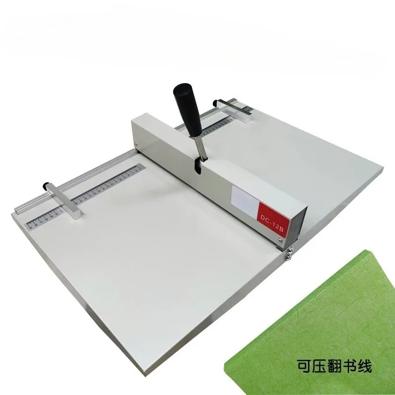 Manual indentation machine A3 creasing machine A4 photo book album greeting card cover folding binding pressing machine