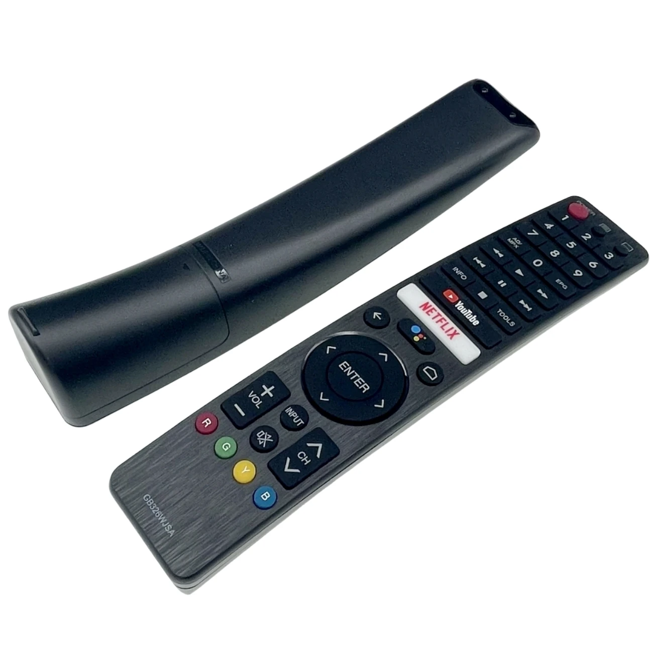 Remote Control Suara Asli GB326WJSA 《 untuk Sharp 4K Smart Android TV 2TC32BG1X 2TC42BG1X 2TC45BG1X 4TC50BK1X