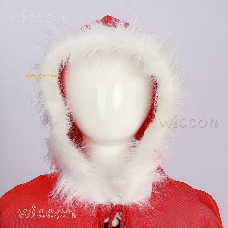 Stole Christmas Cindy Cosplay Lou Who Costume Wig Adults Kids Girls Stole Xsmas Red Suit Dress Coat Winter Cloak New Year Party