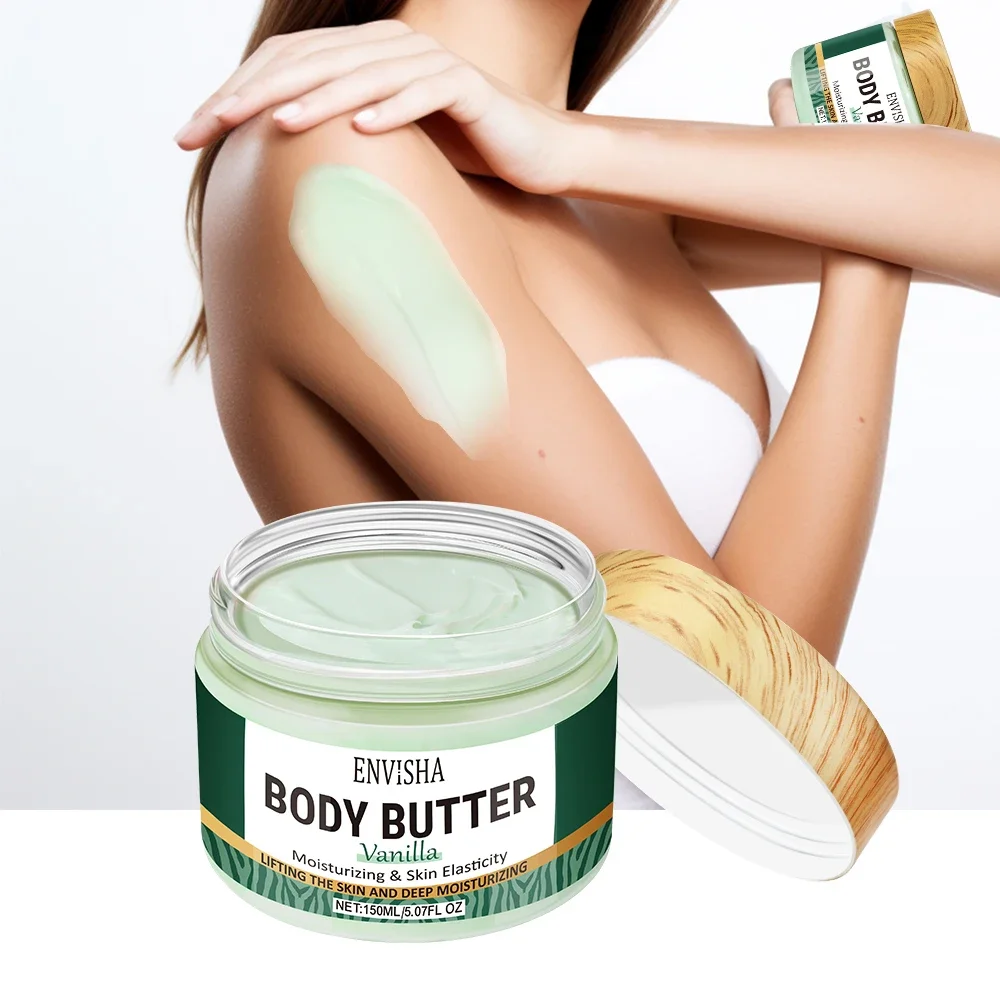 Vanilla Body Butter Lotion Skin Care Face Cream Whitening Deeply Moisturizing Brightening Remove Melanin Elasticity Lifting