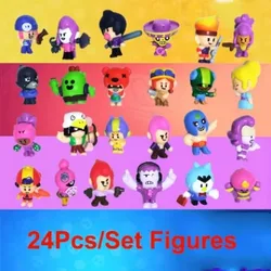 Mini figure anime Moda originale Star-Game Decorazione Eroi dei cartoni animati Modello Bambole di cotone Ragazzi Regali di Natale da collezione