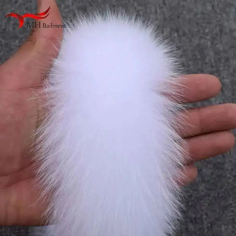 Natural Fur Scarf Luxury Winter New Real Fox Fur Collar Men Women Fashion Coat Collar Shawl 70*10CM Can Be Customized