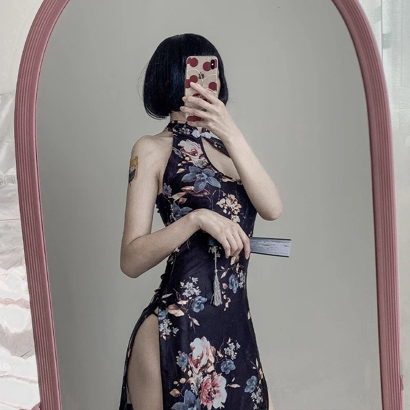 

Флирт с мужчинами: короткие платья Cheongsam с вышивкой, женские традиционные вьетнамские униформы Ao Dai, вечерние платья, униформа