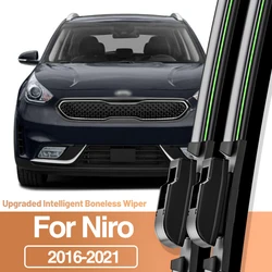 2pcs For Kia Niro 2016-2021 Front Windshield Wiper Blades Windscreen Window Accessories 2017 2018 2019 2020