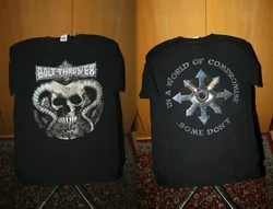 Bolt Thrower-Camiseta de cabeza de lanza, L Benediction Carcass, Morgoth Asphyx Death