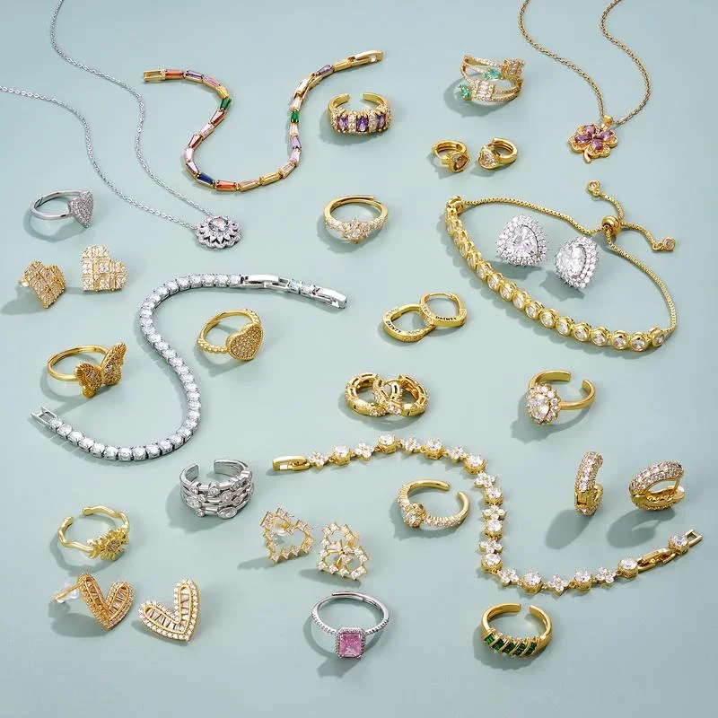 

1 10 20 50 Diverse Style Fashion Jewelry Set Including Necklace Earrings Bracelet Trendy All Match for Daily Party